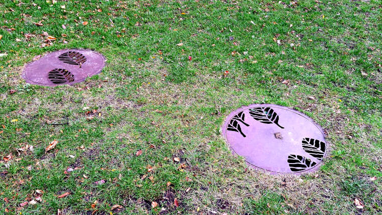 Terra Nicotiatum Tabacum van kunstenaar Hans van Lunteren in het Frans van Bestpark in Valkenswaard