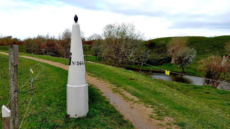 Retrachement in Zeeland tijdens NederRandpad