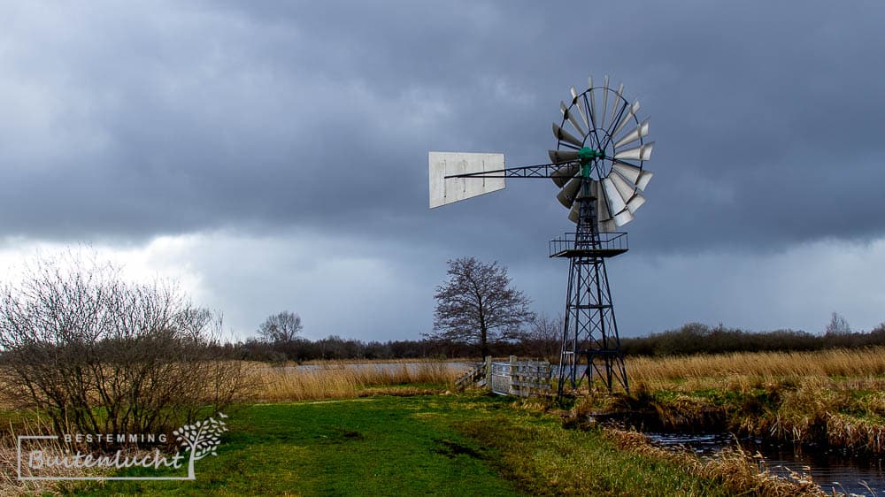 amerikaanse molen in Friesland