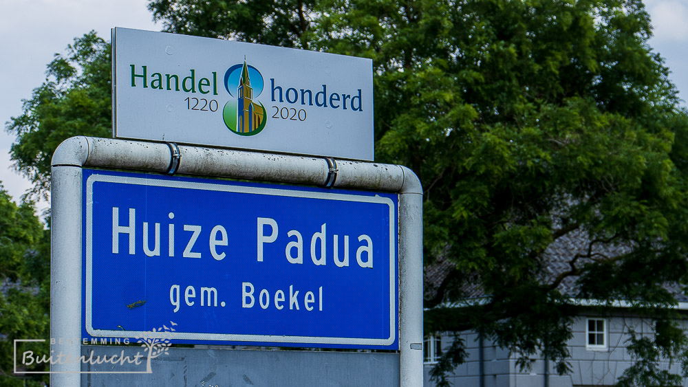 Plaatsnaambord Huize Padua