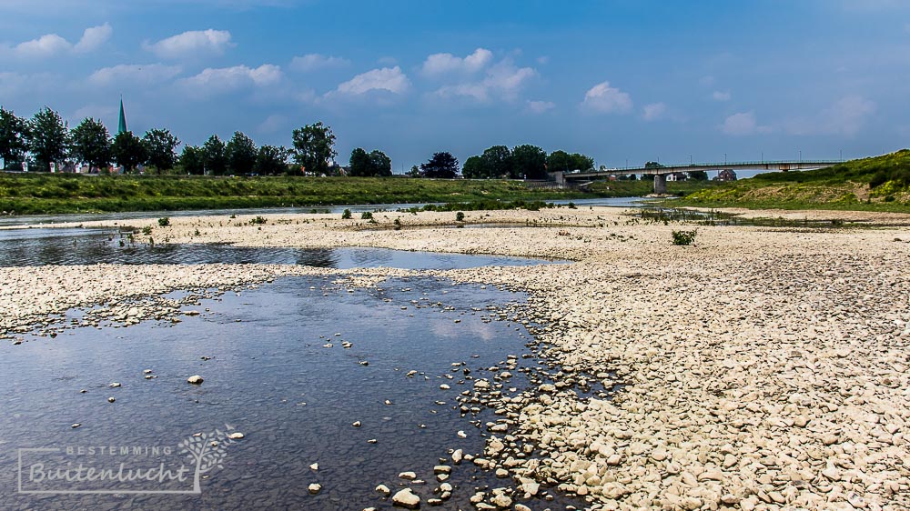 De grensmaas Nederland-België bij de Drielandenwandeling