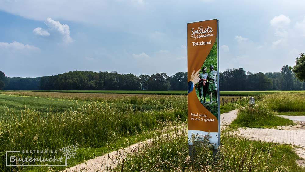 De Drielandenwandeling gaat dwars door het smalste stukje Nederland