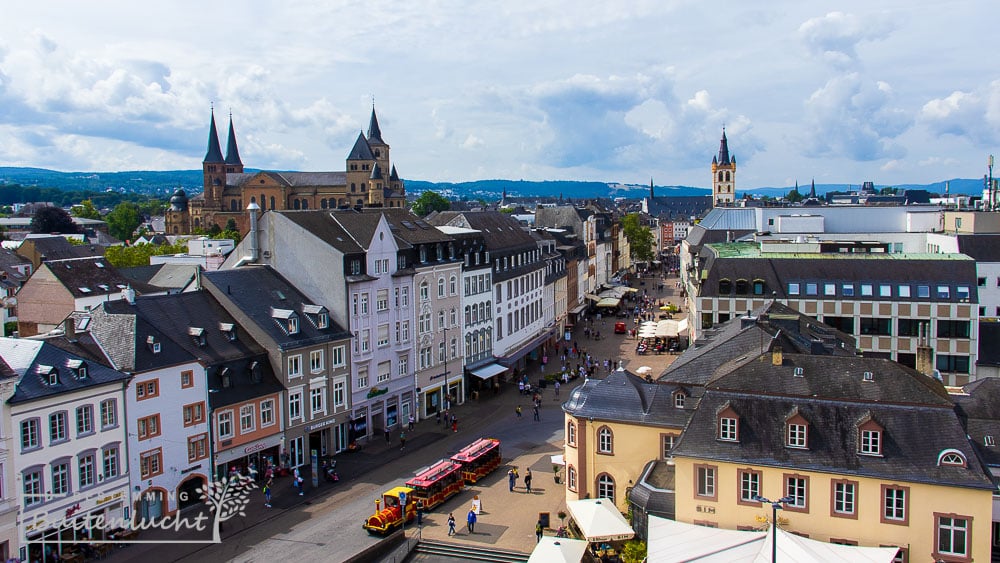 Uitzicht vanaf de Pirta Nigra in Trier