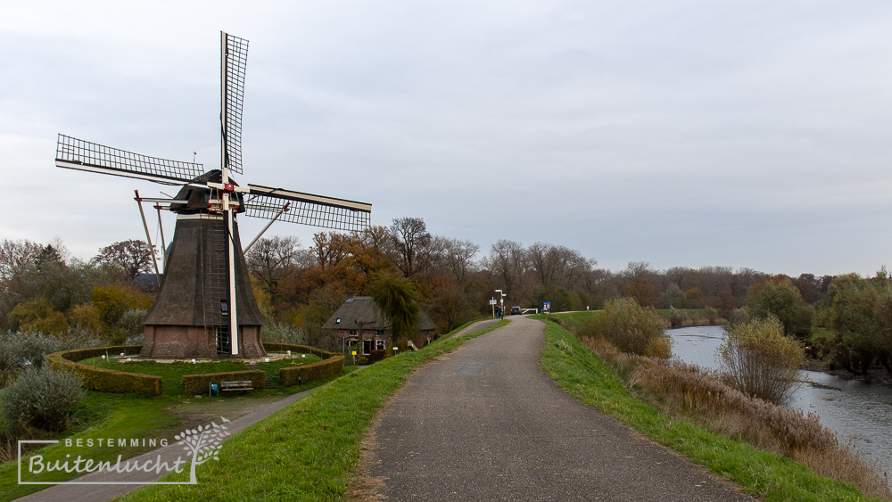 Zeskante molen van Kasteel Waardenburg