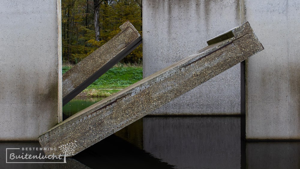 Deltawerk //, de kunstzinnige vorm die de Deltagoot nu heeft gekregen.