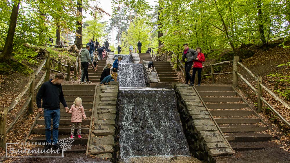 Loenense Waterval, de hoogste waterval van Nederland