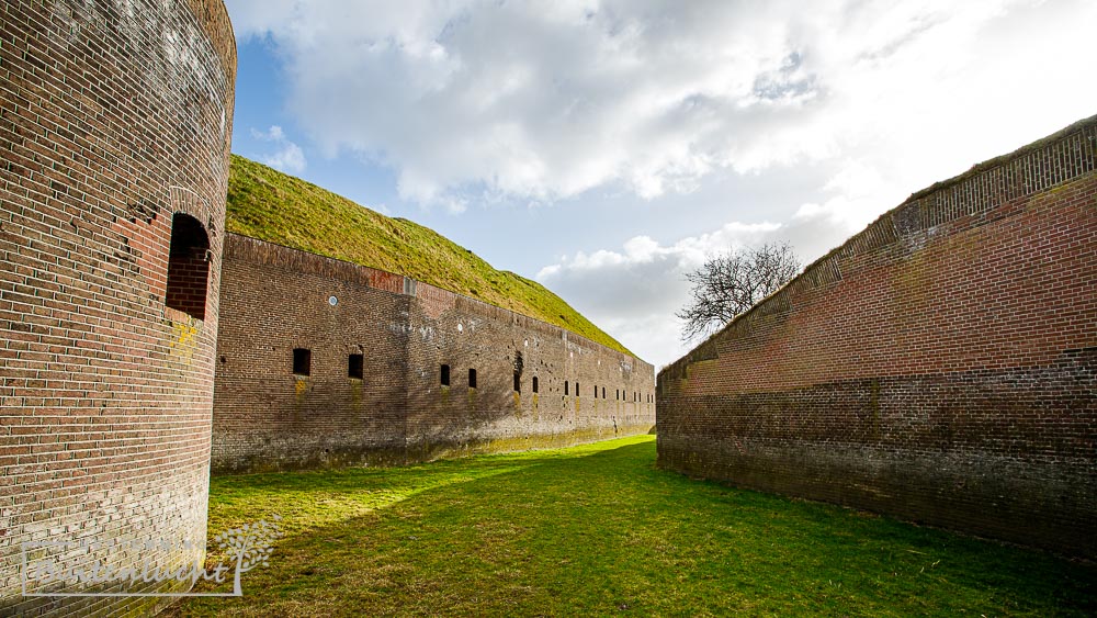 Gracht rondom fort Pannerden