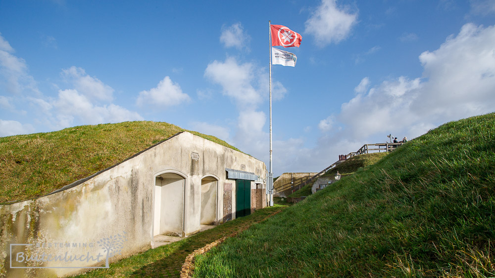 Bovenop het fort