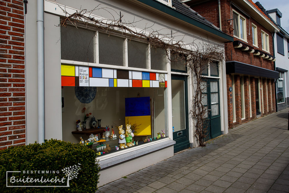 Mondriaan aan de gevels in WInterswijk