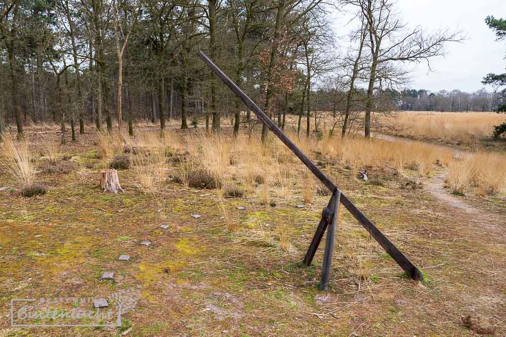 wandelen langs zonnewijzer in Paardekop 