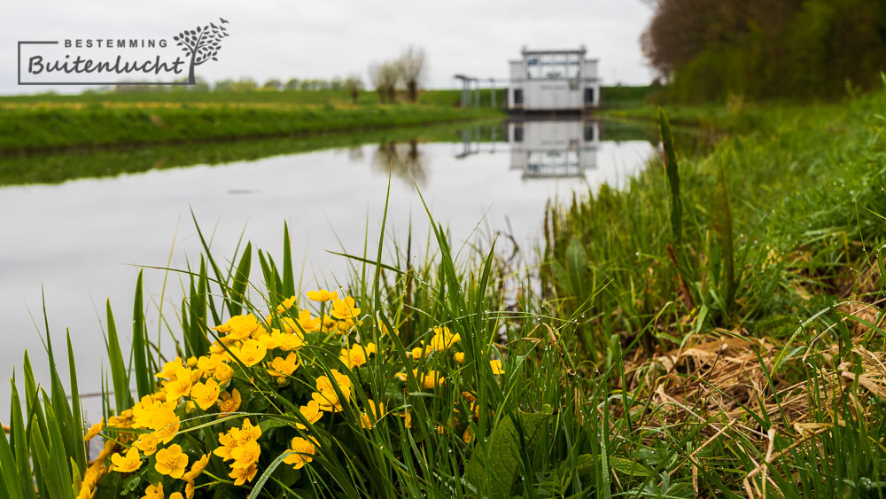 Zicht op gemaal Grote Beek