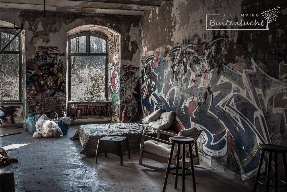 urbex slaaapkamer