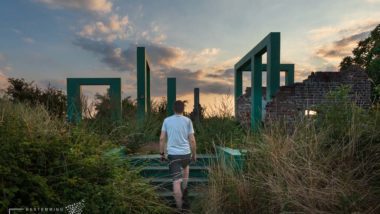 Observatorium, kuns rond ruïne in Deventer