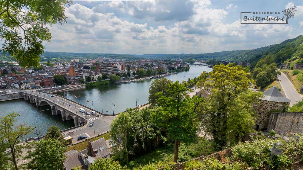 Uitzicht op de Pont de Jambes in Namen