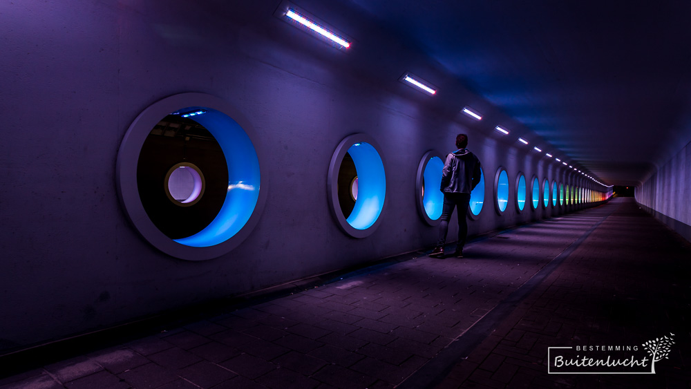 De spoortunnel is een van de minst gewaardeerde fotolocaties