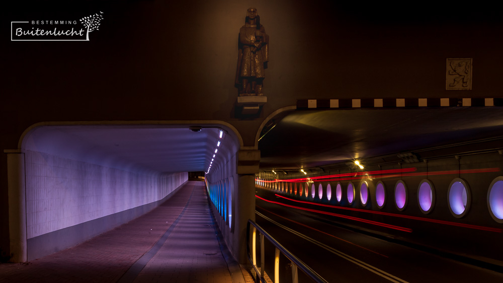 Spoortunnel bij station in Roermond