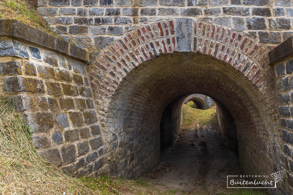 ondergrondse bunkers in de Citadel van Givet