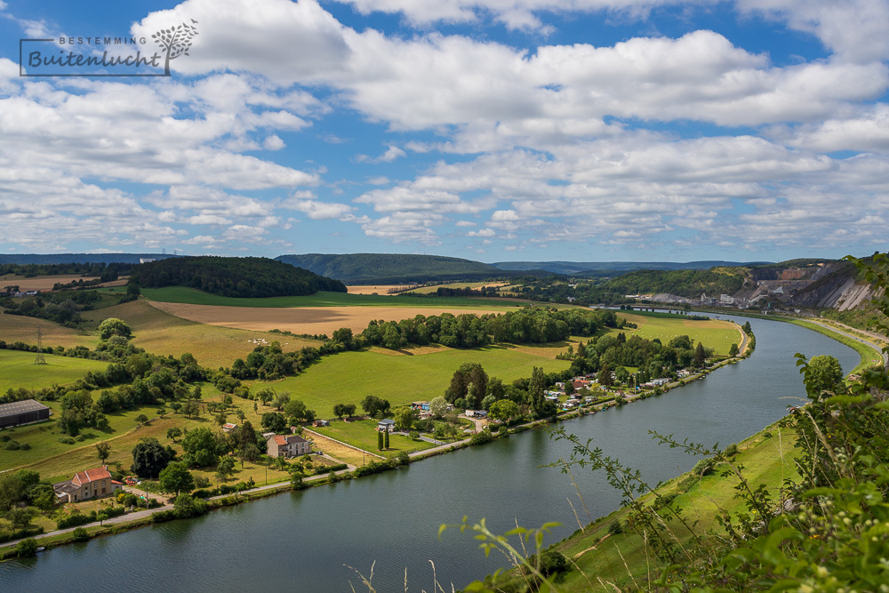 UItzicht over de Maas in de Franse Ardennen