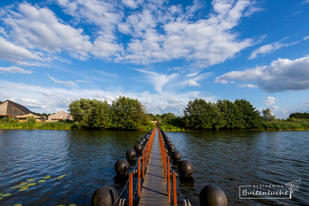 Drijfbrug, de drijvende brug in de Duursche Waarden