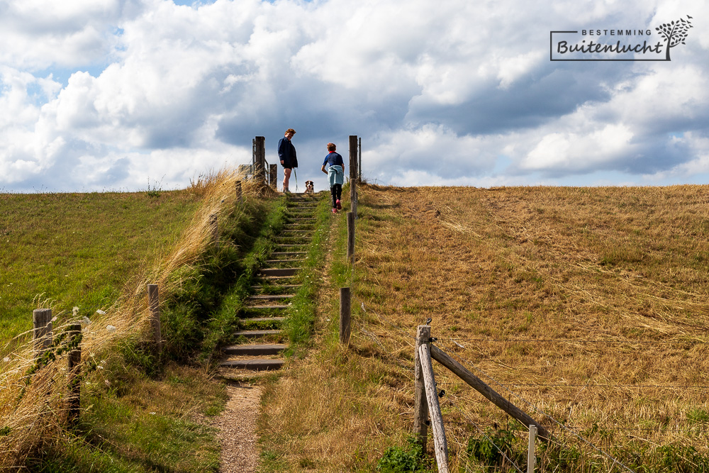 De dijk over richting Fortmond Den Nul