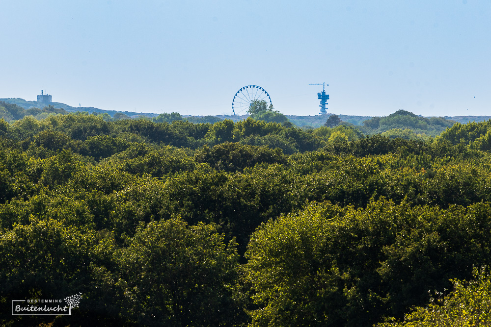 Skyline van Schevingen  in de verte