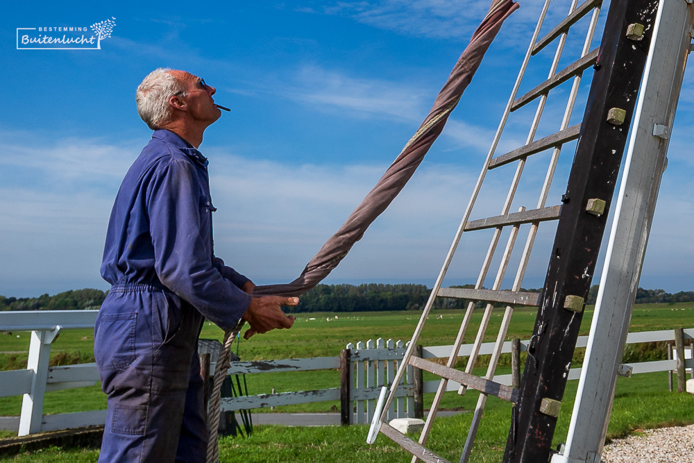 Johan Slingerland, molenaar bij de Molenviergang Aarlanderveen