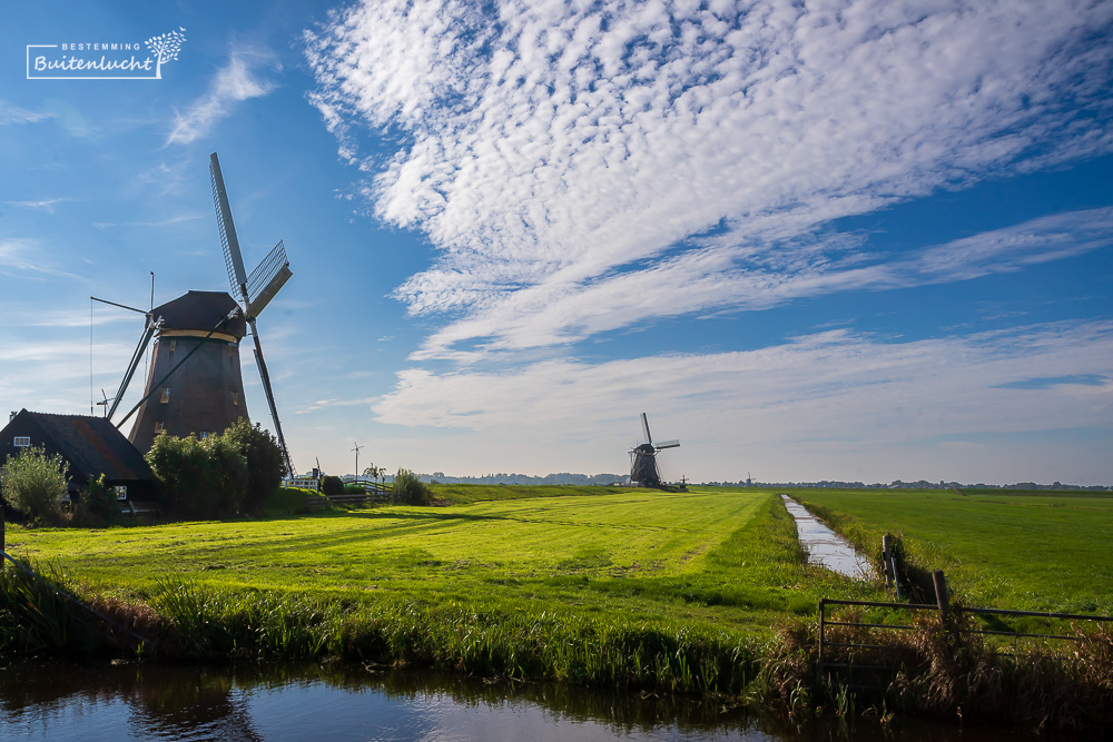 Molen 1 en 2 van de Molenviergang Aarlanderveen